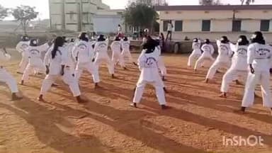 అమ్రాబాద్: మన్ననూరులో టైక్వాండో విద్యార్థులకు కలర్ బెల్ట్ టెస్ట్