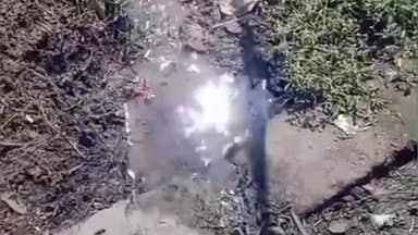 नगड़ी: नयासराय रेलवे फाटक के पास पानी का पाइप फटा, हजारों लीटर पानी बर्बाद