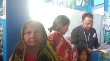 মুরারই ২: আব্দুর রহমান ফাউন্ডেশন ও সঞ্জীবুর রহমানের উদ্যোগে আয়োজিত বিনামূল্যে চিকিৎসা পরিষেবা পাইকর হাটতলায়