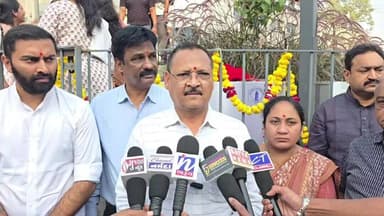 હાંસોટ: ભરૂચના એક જમનામાં પાંચ ફાનસોથી ઝગમગતા પાંચબત્તી સર્કલને બનાવવા આવ્યા બાદ મંત્રી ઇશ્વરસિંહ પટેલે પ્રતિક્રિયા આપી હતી.