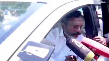 எழும்பூர்: தேசியக் கட்சியின் தமிழக தலைவர் நயினார் நாகேந்திரனின் பேச்சு கண்டிக்கத்தக்கது - வள்ளுவர் கோட்டத்தில் திருமாவளவன் பேச்சு