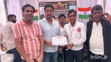 रेलमगरा: मेंहंदुरिया में वीर जवानों की याद में रक्तदान शिविर का सफल आयोजन, राजसमंद कांग्रेस जिलाध्यक्ष भी रहे उपस्थित