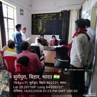 सूर्यपुरा: सूर्यपुरा और दावथ अंचल कार्यालय में सीओ ने लगाया जनता दरबार