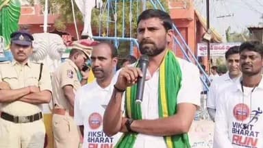 బీర్కూర్: బీర్కూర్ లో ప్రజల్లో అవగాహన కల్పించడానికి విద్యార్థులకు 8కేరన్ నిర్వహణ,సర్పంచ్ ధర్మతేజ దేశభవిష్యత్తు యువతపై ఆధారపడి ఉంది