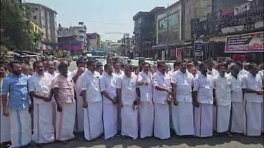 ദേവികുളം: ദേശീയപാത നിർമ്മാണ പ്രതിസന്ധി, എൻ എച്ച് സംരക്ഷണ സമിതി അടിമാലിയിൽ ബഹുജന സത്യാഗ്രഹ സമരം സംഘടിപ്പിച്ചു