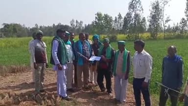 महमूदाबाद: महमूदाबाद क्षेत्र में भारत–अमेरिका कृषि समझौते के विरोध में भाकियू टिकैत ने किया प्रदर्शन