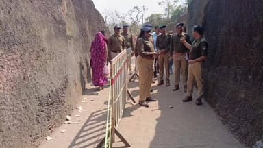 सुवासरा: शामगढ़ के धर्मराजेश्वर में एसपी, एडिशनल एसपी व अन्य अधिकारियों ने किया निरीक्षण