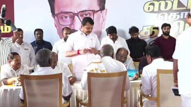 சூலூர்: சின்னியம்பாளையம் பகுதியில் திமுக சட்டமன்ற தேர்தல் அறிக்கை தயாரிப்பு குழுவின் கருத்துக் கேட்பு கூட்டம்,