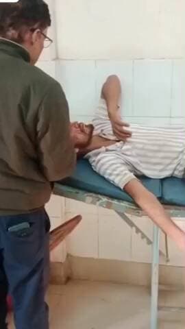 बानसूर: बानसूर के रामपुर में जमीनी विवाद को लेकर दो पक्षों में हुई मारपीट