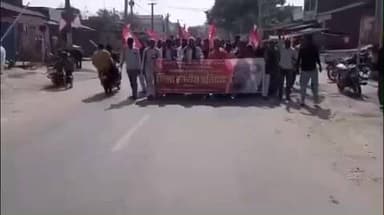 विजयीपुर: अटल पांडेय हत्याकांड में उम्रकैद के विरोध में जितेंद्र पासवान के समर्थन में मार्च