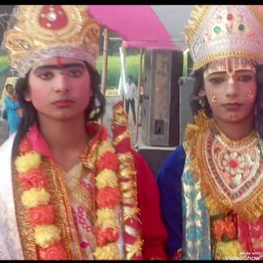 दावथ: देवड़ी धाम शिव शक्ति महायज्ञ में रात्री प्रहार रामलीला का मंचन हो रहा है