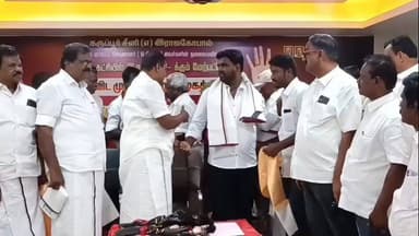 விளாத்திகுளம்: விளாத்திகுளத்தில் மாற்று கட்சியினர் திமுகவில் எம்எல்ஏ முன்னிலையில் இணைந்தனர்