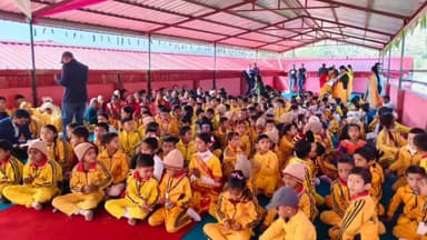 कांडा: शिखर वैली मार्डन हाईस्कूल रीमा में माँ शारदा के नव विग्रह पूजन व सुंदरकांड का आयोजन, पूर्व कैबिनेट मंत्री रहे मौजूद