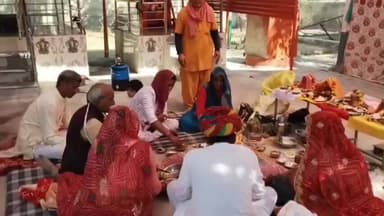 फूलिया कलां: सामुदायिक स्वास्थ्य केंद्र परिसर में शिव परिवार की प्राण प्रतिष्ठा, भक्तिमय माहौल में गूंजे भजन