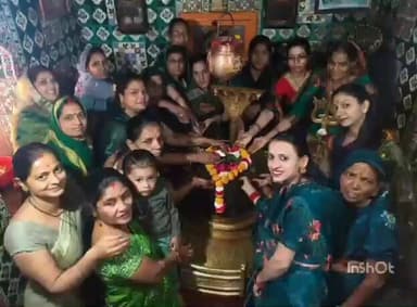 थांदला: भगवान नीलकंठेश्वर को लगी मेहंदी, महाशिवरात्रि पर निकलेगी शाही बारात