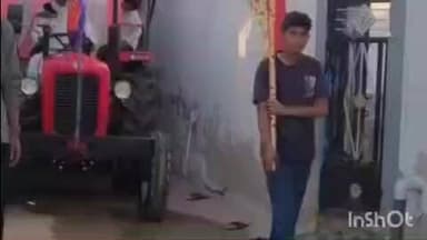 रूपनगर: रूपनगढ़ के गांव पनेर में श्रद्धालुओं ने बाबा खाटू श्याम बाबा के लिए पैदल यात्रा से पूर्व संध्या पर निकाली शोभायात्रा