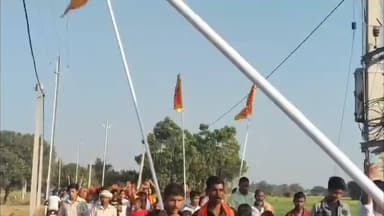 टेटिया बम्बर: बर्दघ्घट्टा में भगवान शिव-पार्वती की प्राण प्रतिष्ठा के लिए निकाली गई कलश शोभा यात्रा