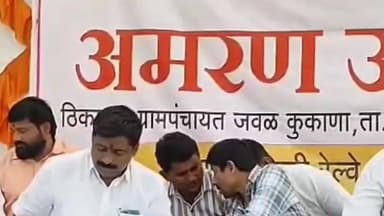 शेवगाव: उपोषणकर्त्यांचे वजन घटले बेलापूर परळी रेल्वेसाठी उपोषण सहाव्या दिवशीही सुरू