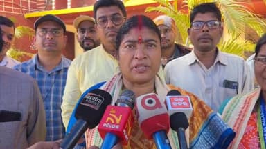 ବାର୍ଷିକ ଉତ୍ସବରେ ଯୋଗ ଦେଲେ ରାଜ୍ୟ ମହିଳା କମିଶନର ଶୋଭନା ମହାନ୍ତି l#odia #bhusundesswar #balasory #Odisha #news #BreakingNews