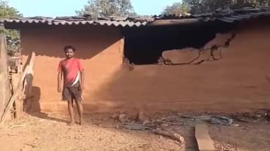 बांसजोर: बांसजोर डोंगापानी क्षेत्र में जंगली हाथी का उत्पात, दो घर ध्वस्त किए और अनाज खाया