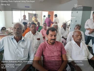 కొరిశపాడు: 14-Feb-26 : 17Th Round Social Audit Gramsabha Yenikapadu Gp