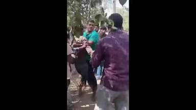 চাপড়া: চাপড়ায় ছাগল চুরির অভিযোগে যুবক ধরা, ভিডিও ভাইরাল