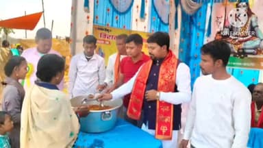 सिल्ली: सिल्ली विधानसभा क्षेत्र के शिवटंगरा मंदिर में राज्यसभा सांसद द्वारा सेवा शिविर का आयोजन