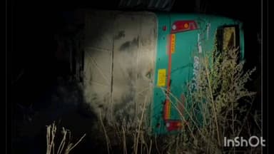 సాలూరు పట్టణ సమీపంలో ఒడిస్సా బస్సు బోల్తా
:ఏడుగురికి గాయాలు