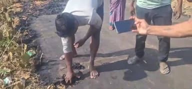 লংথরাই ভ্যালি: ধলাইয়ের মাছলিতে রাস্তার কাজে ব্যাপক দুর্নীতির অভিযোগ: নিম্নমানের সামগ্রী দিয়ে কাজ সারার প্রতিবাদে সরব এলাকাবাসী