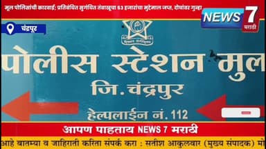 मूल पोलिसांची कारवाई; प्रतिबंधित सुगंधित तंबाखूचा ५३ हजारांचा मुद्देमाल जप्त, दोघांवर गुन्हा
