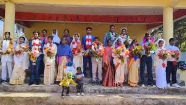रायडीह: संत इग्नासियुश कैथोलिक चर्च में लिव-इन में रह रहे 9 जोड़ों का विवाह संपन्न