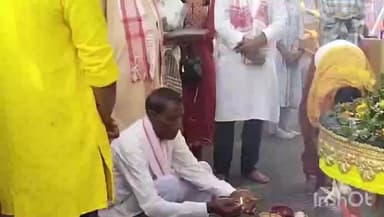 আজাৰা: ঝাৰোবড়ীৰ হিন্দাল প্ৰভূ মন্দিৰত ভক্তৰ ভিৰ