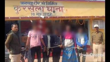 कुर्सेला: नशे के विरुद्ध अभियान में पुलिस ने नशे में झूमते पाँच आरोपियों को दबोचा, भेजा जेल