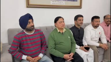 ਨੰਗਲ: ਨੰਗਲ ਚੋਂ ਭਾਜਪਾ ਦੇ ਸੀਨੀਅਰ ਆਗੂ ਡਾਕਟਰ ਪਰਮਿੰਦਰ ਸ਼ਰਮਾ ਵੱਲੋਂ ਕੀਤੀ ਗਈ ਪ੍ਰੈੱਸ ਕਾਨਫਰੰਸ ਆਪਣੀ ਪਾਰਟੀ ਬਾਰੇ ਕੀਤੀ ਗੱਲਬਾਤ