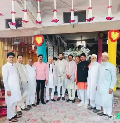 तराना: पूर्व विधायक तराना नगर में जाजू परिवार के विवाह समारोह में शामिल हुए