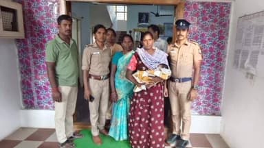 ஆத்தூர்: தம்மம்பட்டி திருச்சியில் குழந்தையை திருடி வந்த பெண் உட்பட நான்கு பேர் கைது போலீசார் விசாரணை