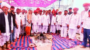 सरवाड़: भगवन्तपुरा में आयोजित शिव महापुराण कथा का समापन, हवन-यज्ञ में पूर्णाहुतियां देकर सुख-समृद्धि की कामना की गई