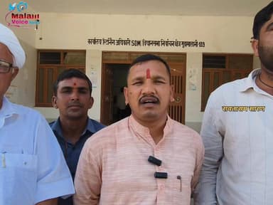 गुड़ामालानी किसानों की वार्ता में बालोतरा ADM पहुंचे प्रधान बिजलाराम चौहान बोले मिठी गोली दी