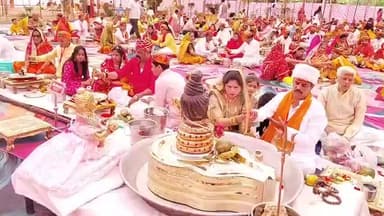 रतलाम नगर: कालिकामाता मंदिर में सनातन सोशल ग्रुप द्वारा 251 यजमानों संग महारुद्राभिषेक