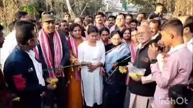 বাগদা: কোদালিয়া নদীর উপরে আজ পাঁকা ব্রিজের শিলান্যাস করল রাজ্যসভার সাংসদ মমতা ঠাকুর ও বাগদার বিধায়ক মধুপর্ণা ঠাকুর