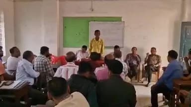 শান্তিরবাজার: জোলাইবাড়ী দ্বাদশ শ্রেনী বিদ্যালয়ের প্লাটিনাম জুবলির মাসব্যাপী অনুষ্ঠানের সমাপনি অনুষ্ঠানকে কেন্দ্র করে প্রস্তুতি সভা হয়