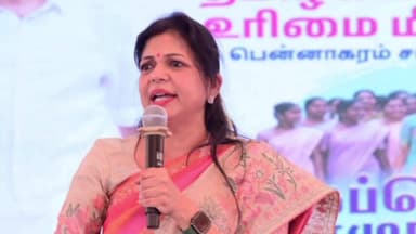 பென்னாகரம்: பெண்ணாகரம் பாமக சார்பில்மகளீர்உரிமை மீட்பு பயணம் செளமியாஅன்புமணி பங்கேற்ப்பு