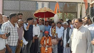 महाशिवरात्रि पर नाथजी महाराज का नगर भ्रमण हर तरफ हर हर महादेव की गूंज #live #viral #mahadev #bholenath