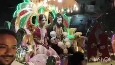 बालूमाथ: बालूमाथ में भगवान शिव-माता पार्वती विवाह उत्सव धूमधाम से सम्पन्न, निकली बारात व शोभा यात्रा