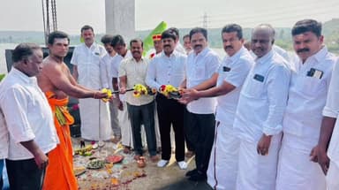 பென்னாகரம்: நாகவதி அனையில் தண்ணீர் திறந்த ஆட்சியர் சதிஷ்.