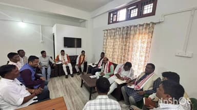 নাহৰকটীয়া: ৰাষ্ট্ৰীয় আৰু ৰাজ্যিক বিজেপি নেতৃত্বৰ উপস্থিতিত নাহৰকটীয়াত অনুষ্ঠিত হ'ল বিজেপি গুৰুত্বপূৰ্ণ সভা