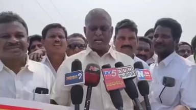 గచ్చకాయలపొర వద్ద పర్ర భూములు ఆక్రమణకు గురయ్యాయి: మత్స్యశాఖ కార్పొరేషన్ మాజీ ఛైర్మన్ నాగిడి నాగేశ్వరరావు ఆరోపణలు