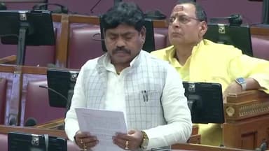 ओबरा: विधानसभा बजट सत्र के दौरान राज्यमंत्री संजीव सिंह गोंड़ ने जनपद की समस्याओं पर की चर्चा