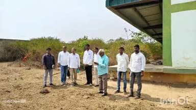 అమ్రాబాద్: అమ్రాబాద్ వ్యవసాయ మార్కెట్ యార్డును పరిశీలించిన మార్కెటింగ్ డి ఈ మునీందర్