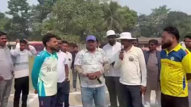 दिघलबैंक: DPL सीजन-1 के चौथे क्वार्टर फाइनल में इकरा ने धनतोला को 23 रनों से हराया, मैच में बने 537 रन